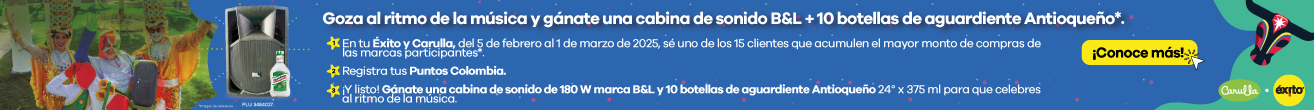 Vive el carnaval en tu Éxito