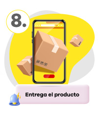 Entrega el producto